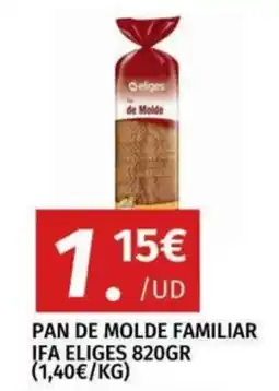 Maskom Supermercados Ifa eliges pan de molde familiar oferta