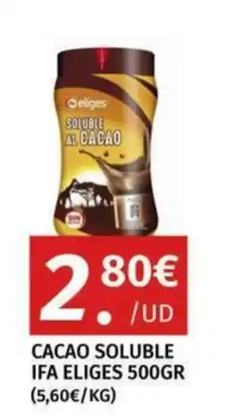 Maskom Supermercados Ifa eliges cacao soluble oferta