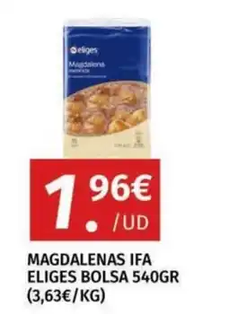 Maskom Supermercados Eliges magdalenas redondas oferta
