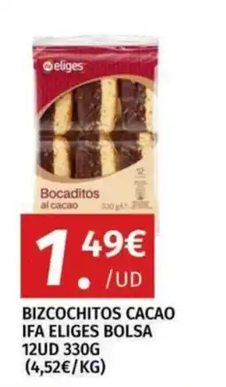 Maskom Supermercados Eliges bocaditos al cacao oferta