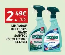 Maskom Supermercados Sanytol limpiador multiusos / baño oferta
