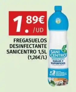 Maskom Supermercados Sanicentro fregasuelos desinfectante oferta
