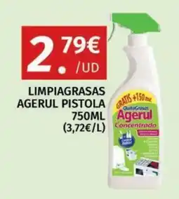 Maskom Supermercados Agerul limpiagrasas pistola oferta