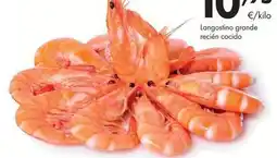 Supermercados Lupa Langostino grande recien cocido oferta