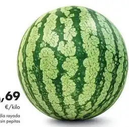 Supermercados Lupa Dia rayada sin pepitas oferta