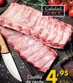 Supermercados Lupa Duroc - costilla de cerdo oferta