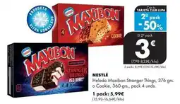 Supermercados Lupa Nestlé - helado maxibon stranger things oferta