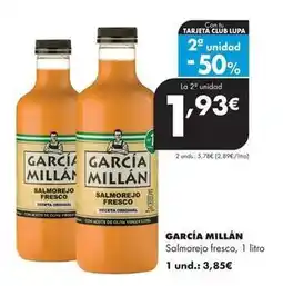 Supermercados Lupa Garcia millan - salmorejo fresco oferta
