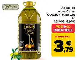 Carrefour Coosur aceite de oliva virgen serie oro oferta
