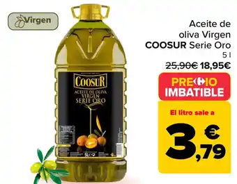 Carrefour Coosur aceite de oliva virgen serie oro oferta