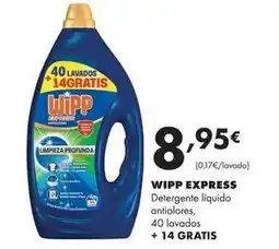 Supermercados Lupa Wipp - detergente líquido antiolores oferta