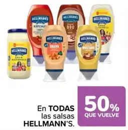 Carrefour Hellmann's las salsas oferta