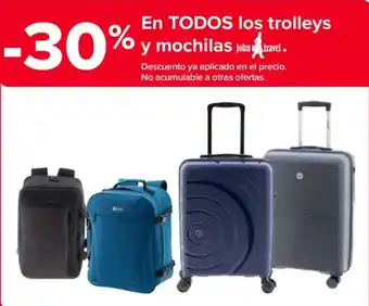 John travel trolleys y mochilas