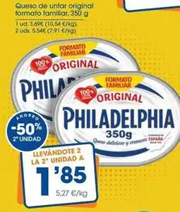 Supermercados Plaza Philadelphia - queso de untar original formato familiar oferta