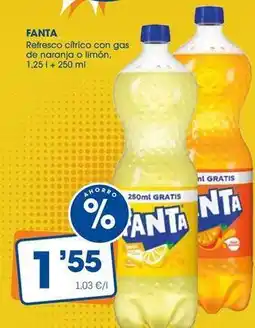 Supermercados Plaza Fanta - refresco citrico con gas de naranja o limón oferta