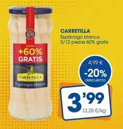 Supermercados Plaza Carretilla - esparrago blanco oferta
