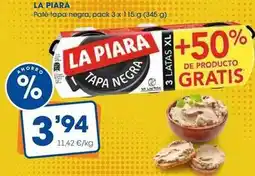 Supermercados Plaza La piara - paleta tapa negra oferta