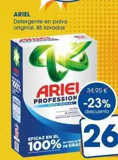 Supermercados Plaza Ariel - detergente en polvo original oferta