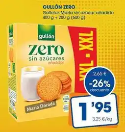 Supermercados Plaza Gullón - galletas maria sin azucar anadido oferta