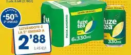 Supermercados Plaza Fuze tea oferta