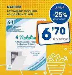 Supermercados Plaza Natulim - lavavajillas maquina en pastillas oferta