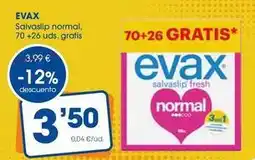 Supermercados Plaza Evax - salvaslip normal oferta