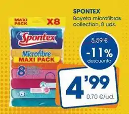 Supermercados Plaza Spontex - bayeta microfibras collection oferta