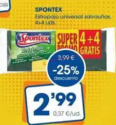 Supermercados Plaza Spontex - estropajo universal salvaunas oferta