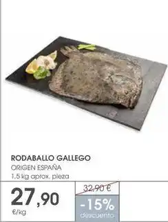 Supermercados Plaza Gallego - rodaballo oferta