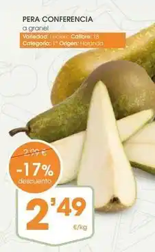 Supermercados Plaza Origen - pera conferencia oferta