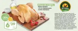 Supermercados Plaza Pollo de corral oferta