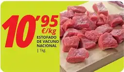 Supermercados MAS Estofado de vacuno nacional oferta