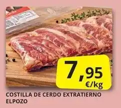 Supermercados MAS Elpozo - costilla de cerdo extratierno oferta
