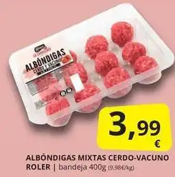 Supermercados MAS Roler - albóndigas mixtas cerdo-vacuno oferta