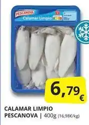 Supermercados MAS Pescanova - calamar limpio oferta