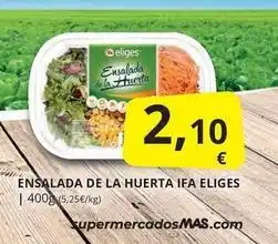 Supermercados MAS Ifa eliges - ensalada de la huerta oferta