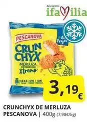 Supermercados MAS Pescanova - crunchyx de merluza oferta