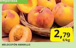 Supermercados MAS Melocoton amarillo oferta