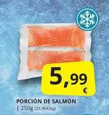 Supermercados MAS Porcion de salmón oferta