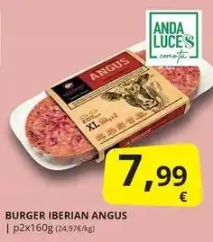 Supermercados MAS Anda - burger iberian angus oferta