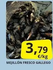 Supermercados MAS Gallego - mejillón fresco oferta