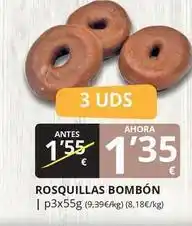 Supermercados MAS Rosquillas bombon oferta