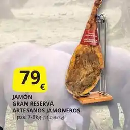Supermercados MAS Gran reserva - jamón artesanos jamoneros oferta