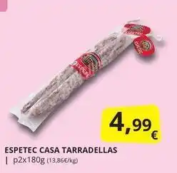 Supermercados MAS Casa tarradellas - espetec oferta