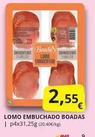 Supermercados MAS Boadas - lomo embuchado oferta