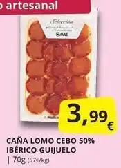 Supermercados MAS Mas - caña lomo cebo 50% ibérico guijuelo oferta