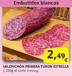 Supermercados MAS Estrella - salchichon primera turon oferta