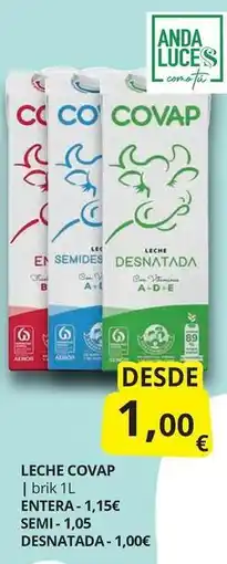 Supermercados MAS Covap - leche oferta