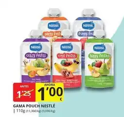 Supermercados MAS Nestlé - gama pouch oferta