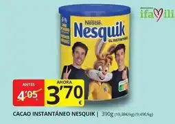 Supermercados MAS Nestlé - cacao instantaneo nesquik oferta